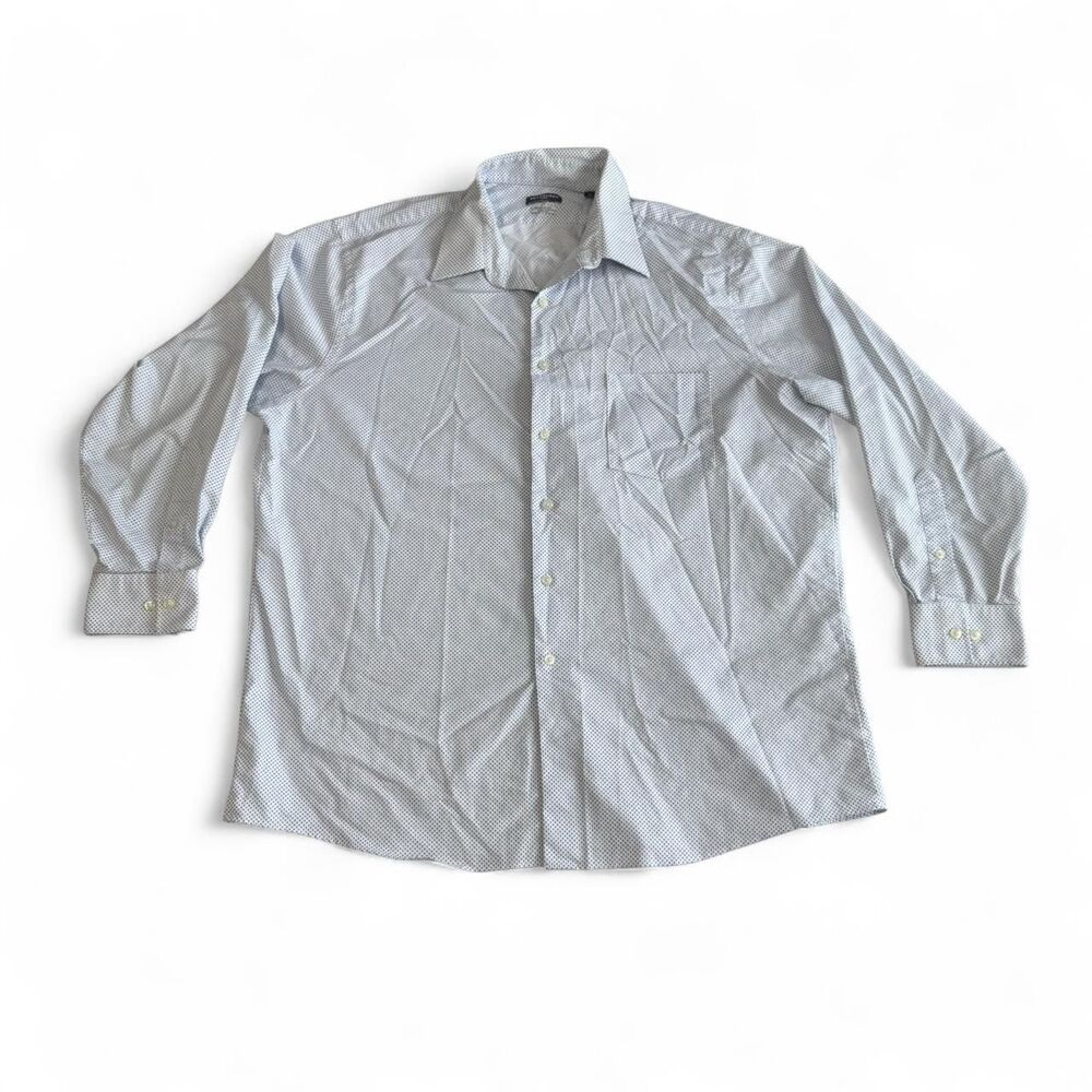 Van Heusen Flex | Men's Dress Shirt | Size 17 32/33‎ | Regular Fit Stretch